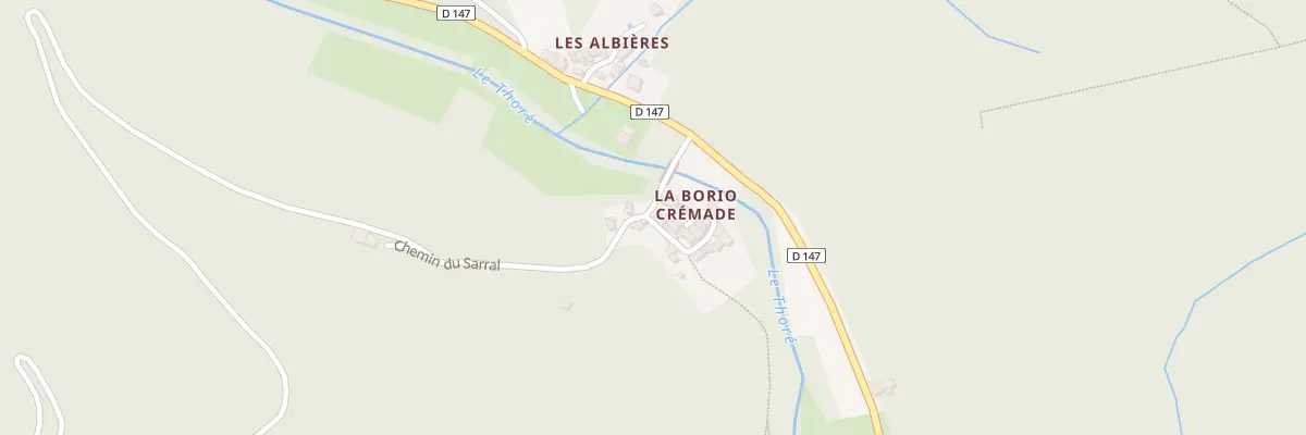 Plan du 5061 La Borie Cremade à Verreries-de-Moussans