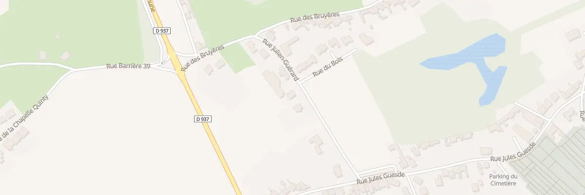 Plan du 171 Rue Julien Guérard à Beuvry