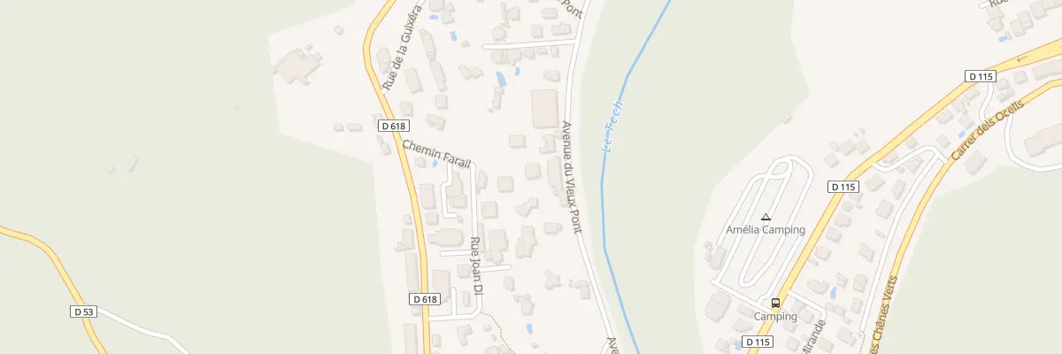 Plan du 63 Av du Vieux Pont à Amélie-les-Bains-Palalda