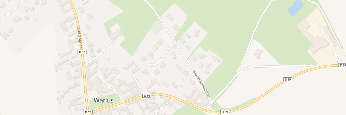 Plan du 1 Rue de St Omer à Warlus