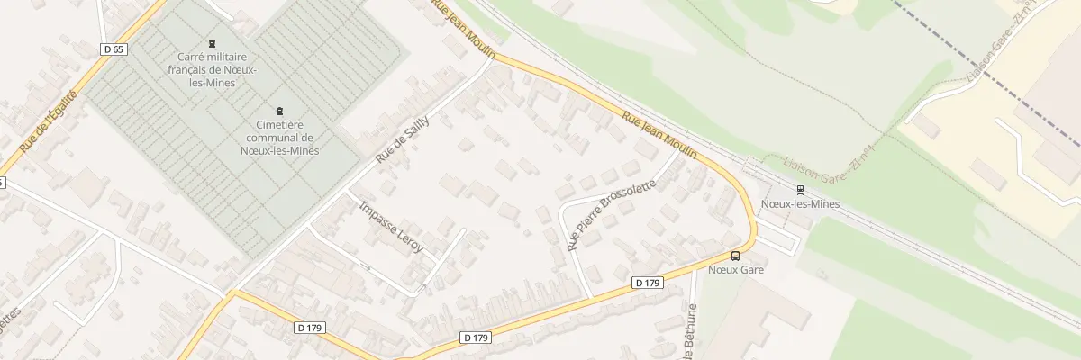 Plan du 96D Rue de Sailly à Nœux-les-Mines