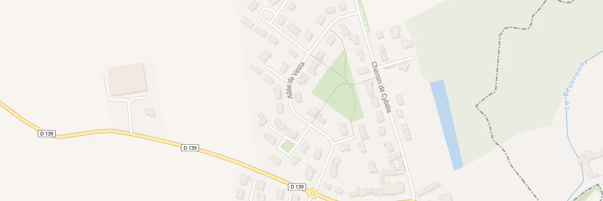 Plan du 14 Av de Vesta à Gressy