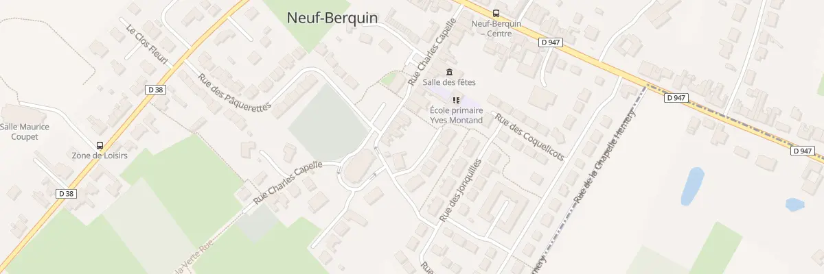 Plan du 25 Rue Charles Capelle à Neuf-Berquin
