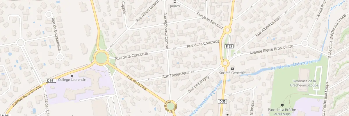 Plan du 26 Rue Alphonse Combe à Ozoir-la-Ferrière