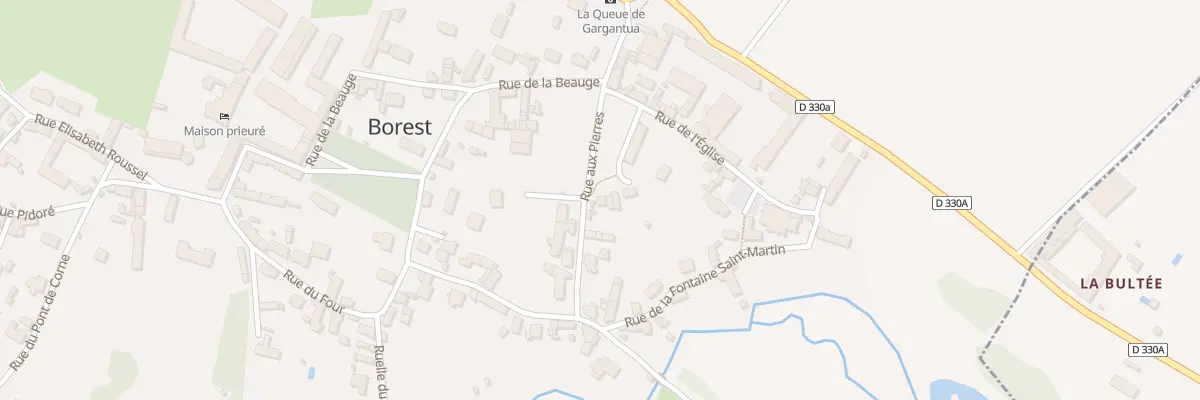 Plan du 9 Rue de l’Ecole à Borest