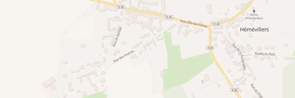 Plan du 127 Rue des Prairies à Hémévillers
