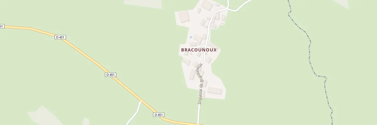 Plan du 3 Imp de Bracounoux à Marcillat-en-Combraille