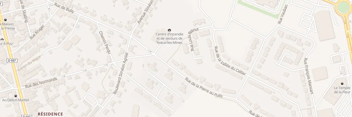 Plan du 5 Rue de la Pierre au Puits à Nœux-les-Mines