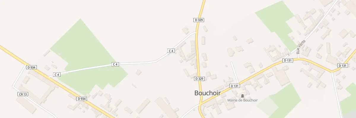 Plan du 13 Rue de la Chapelle à Bouchoir