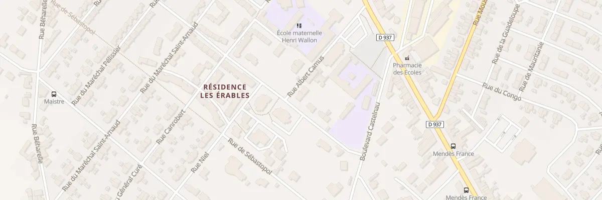 Plan du 5 Rue Albert Camus à Nœux-les-Mines