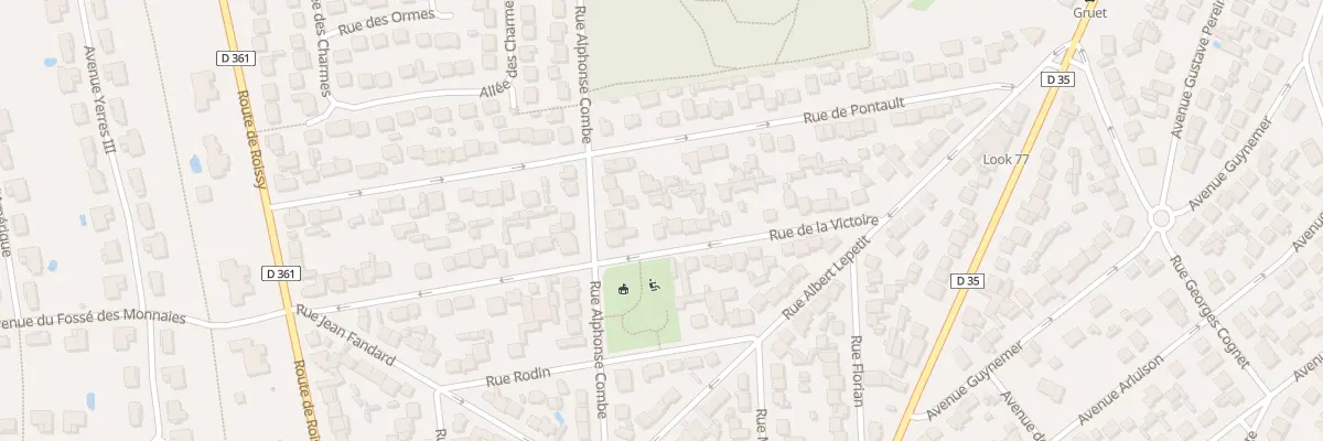 Plan du 22 Rue de la Victoire à Ozoir-la-Ferrière