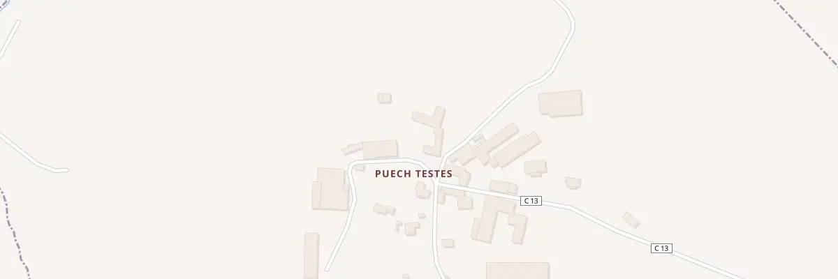Plan du 5410 Puech Testes à Pont-de-Salars