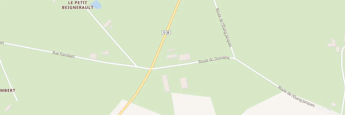 Plan du 9001 Rte du Domaine à Saint-Bonnet-Tronçais