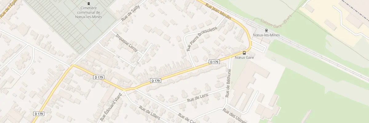 Plan du 77 Rue du Général Leclerc à Nœux-les-Mines