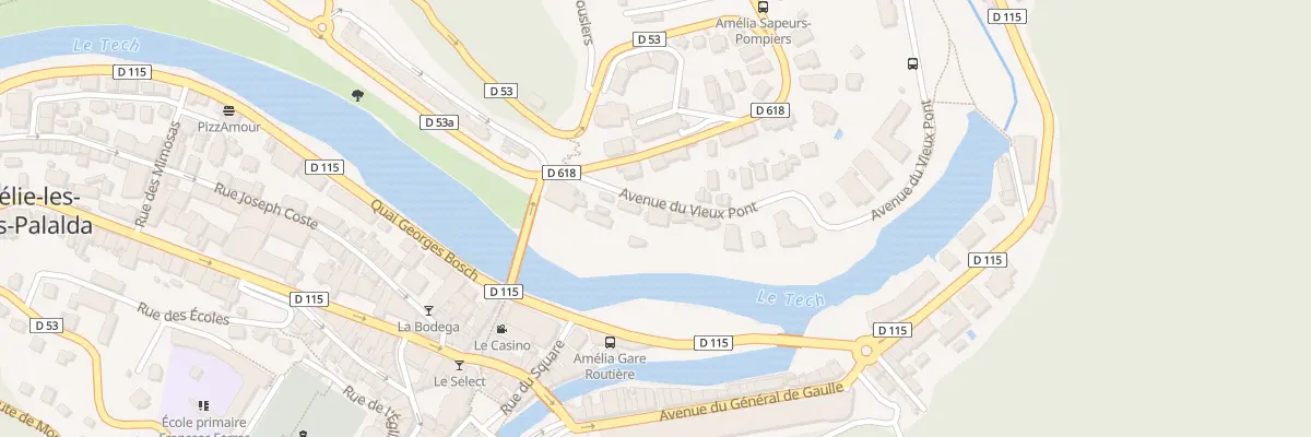 Plan du 6 Av du Vieux Pont à Amélie-les-Bains-Palalda
