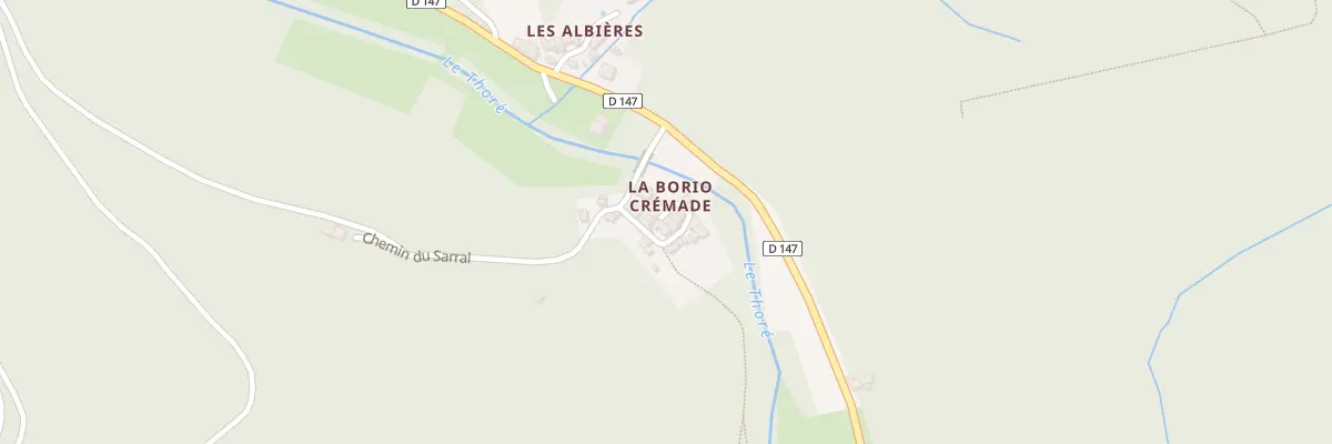 Plan du 5092 La Borie Cremade à Verreries-de-Moussans