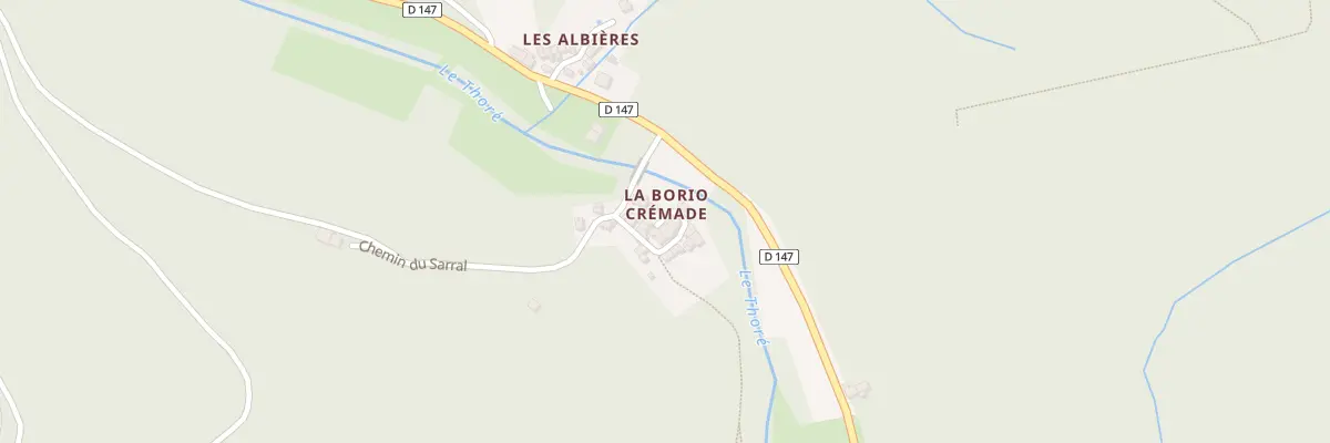 Plan du 5110 La Borie Cremade à Verreries-de-Moussans