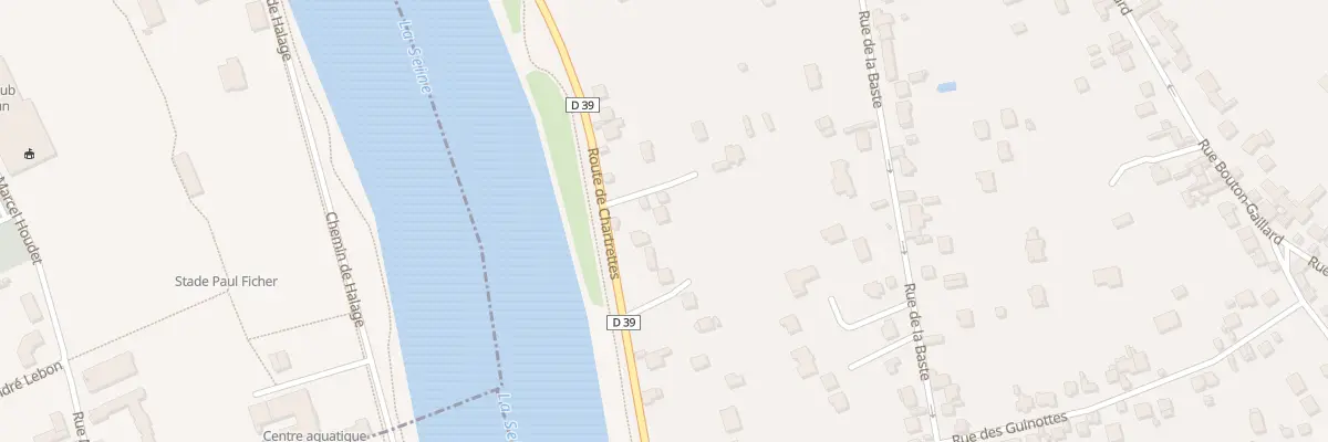 Plan du 17B Rte de Chartrettes à Vaux-le-Pénil