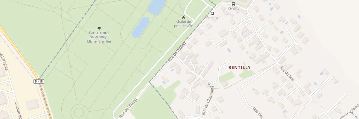 Plan du 2B Rue de Champagne à Bussy-Saint-Martin