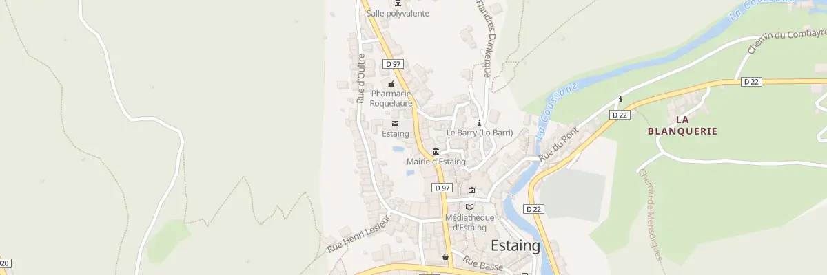 Plan du 31 Rue Francois d’Estaing à Estaing