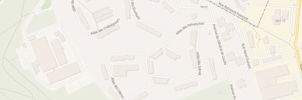 Plan du 8 Av des Frenes à Vaux-le-Pénil