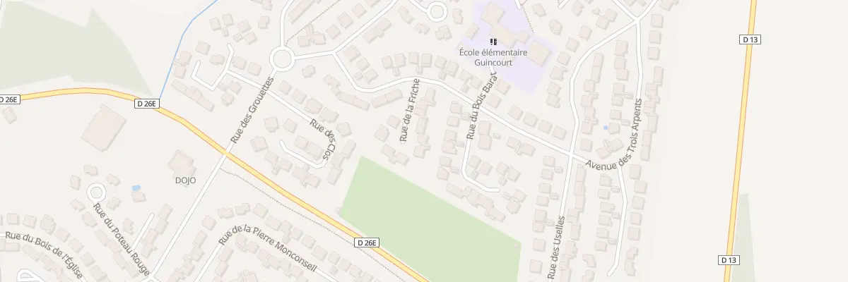 Plan du 9 Rue de la Friche à Othis