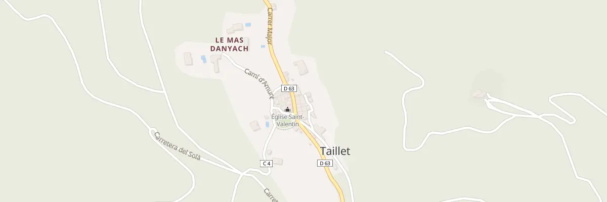 Plan du 5 Le Village à Taillet
