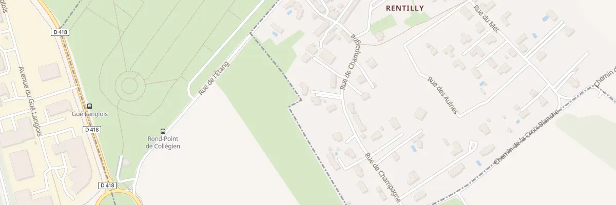 Plan du 11B Rue de Champagne à Bussy-Saint-Martin