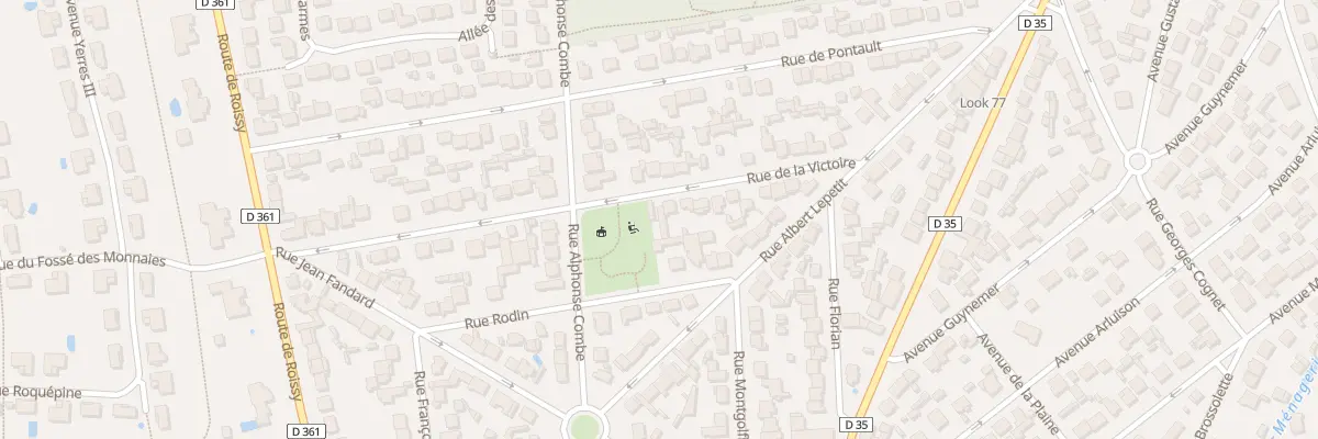 Plan du 15 Rue de la Victoire à Ozoir-la-Ferrière