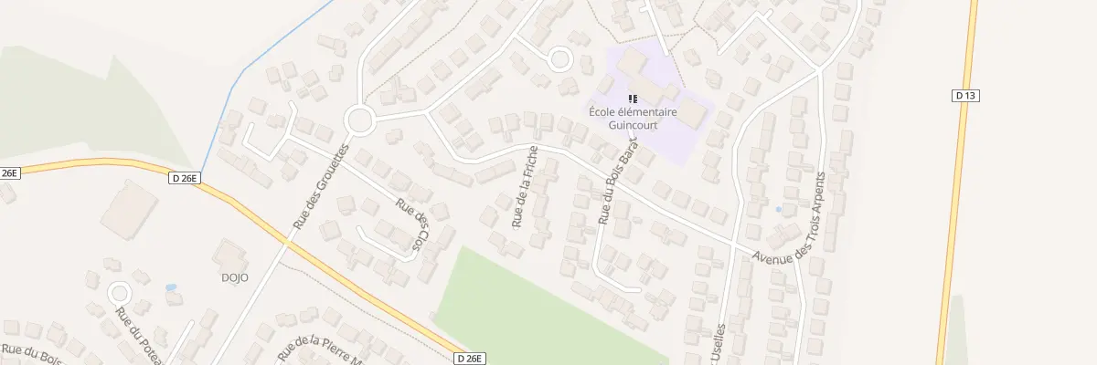Plan du 3 Rue de la Friche à Othis
