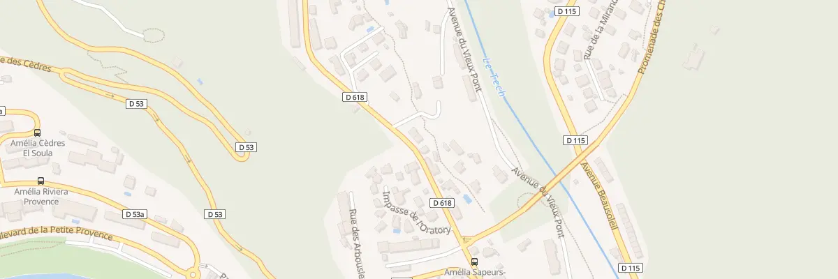 Plan du 10 Rte du Col du Fourtou à Amélie-les-Bains-Palalda