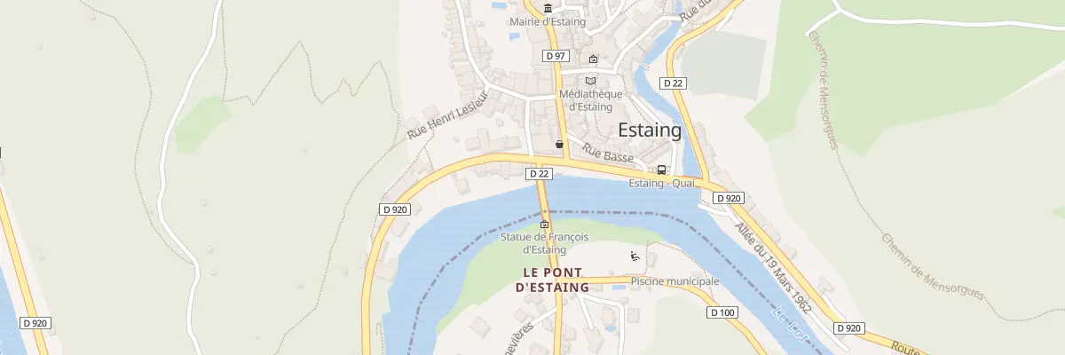 Plan du 5068 Estaing à Estaing