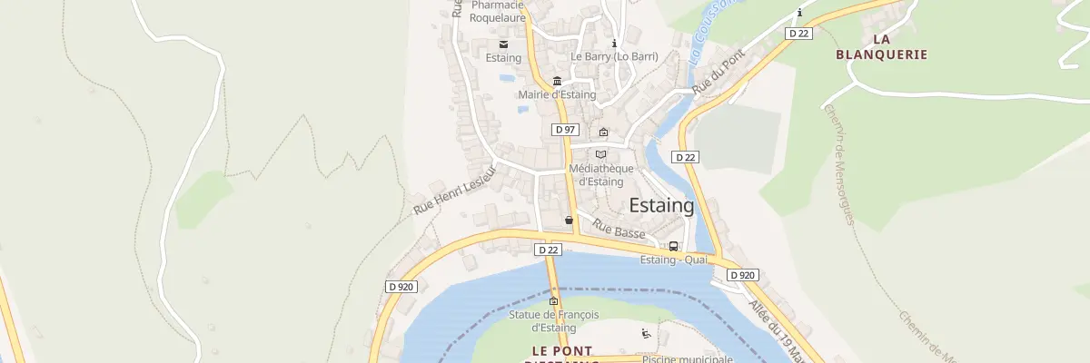 Plan du 5158 Estaing à Estaing