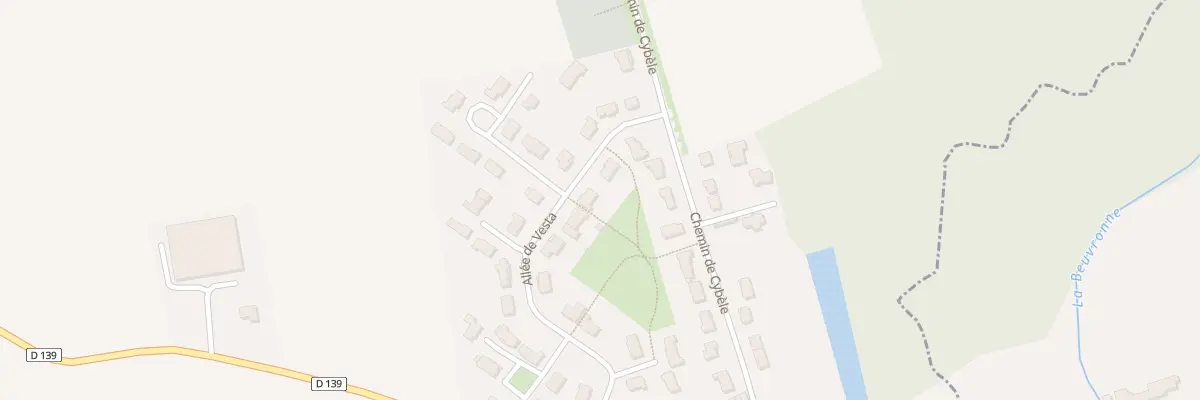 Plan du 11 Av de Vesta à Gressy