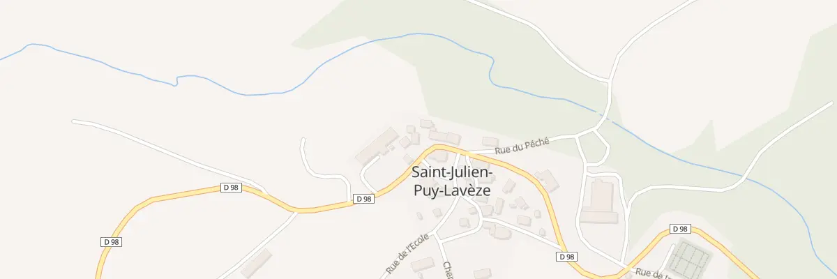 Plan du 5007 Bourg de St Julien à Saint-Julien-Puy-Lavèze