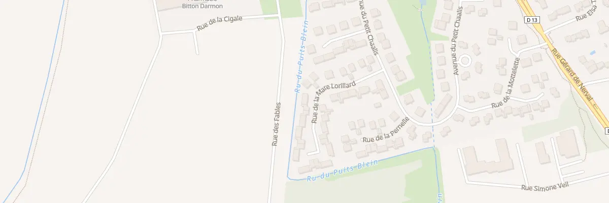 Plan du 15 Rue de la Mare Lorillard à Othis