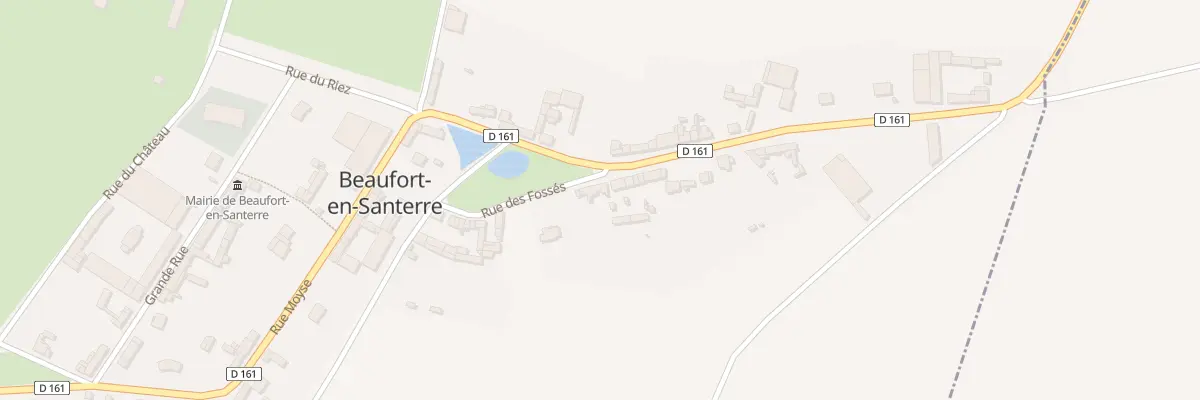 Plan du 1 Rue des Fosses à Beaufort-en-Santerre