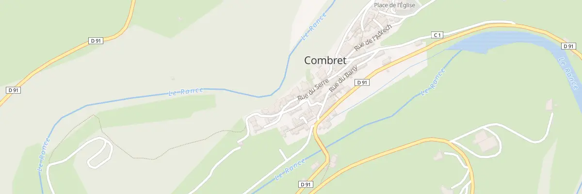 Plan du 5209 Combret à Combret