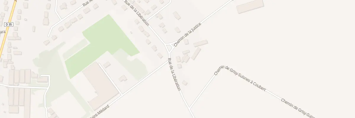Plan du 55 Rue de la Liberation à Grisy-Suisnes