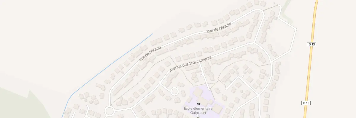 Plan du 58 Av des Trois Arpents à Othis