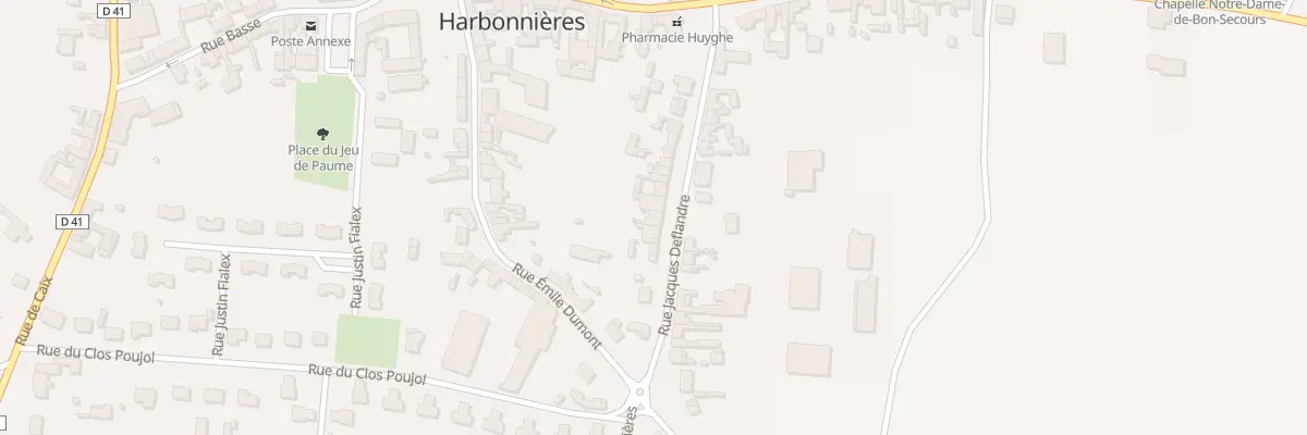 Plan du 18 Rue Jacques Deflandre à Harbonnières
