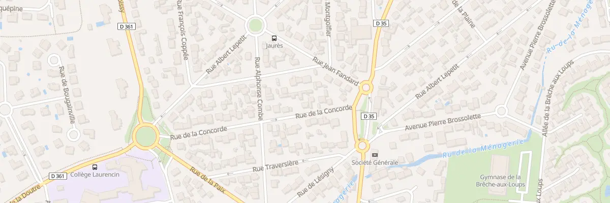 Plan du 10 Rue de la Concorde à Ozoir-la-Ferrière