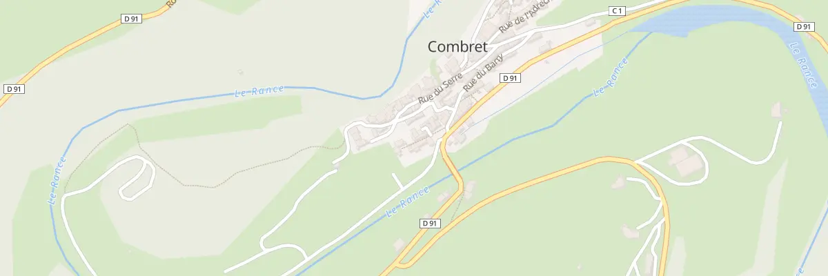 Plan du 5068 Imp du Faubourg à Combret