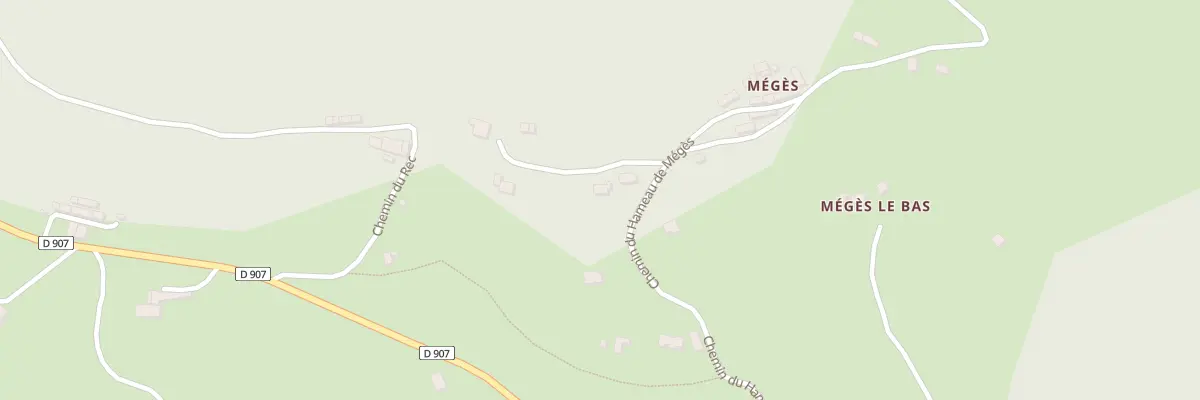 Plan du 7016B Meges à La Salvetat-sur-Agout
