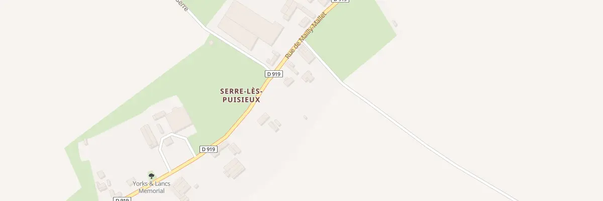 Plan du 5B Rue de Mailly-maillet à Puisieux