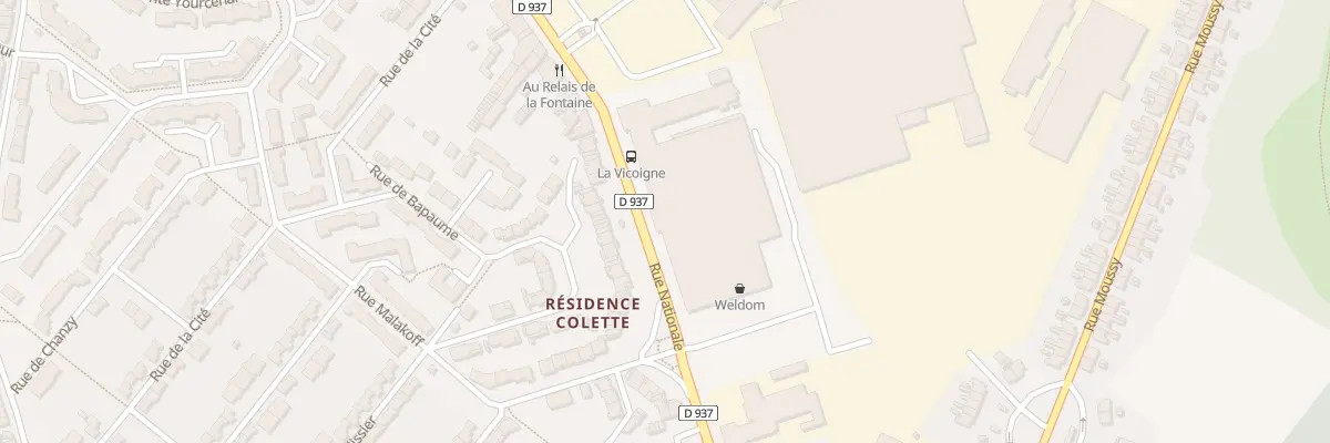 Plan du 401B Rue Nationale à Nœux-les-Mines