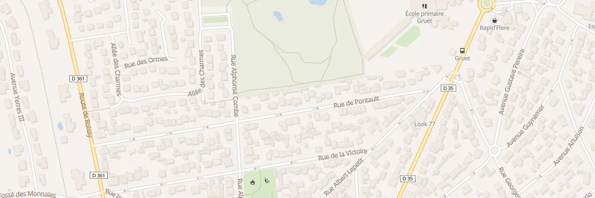 Plan du 28 Rue de Pontault à Ozoir-la-Ferrière