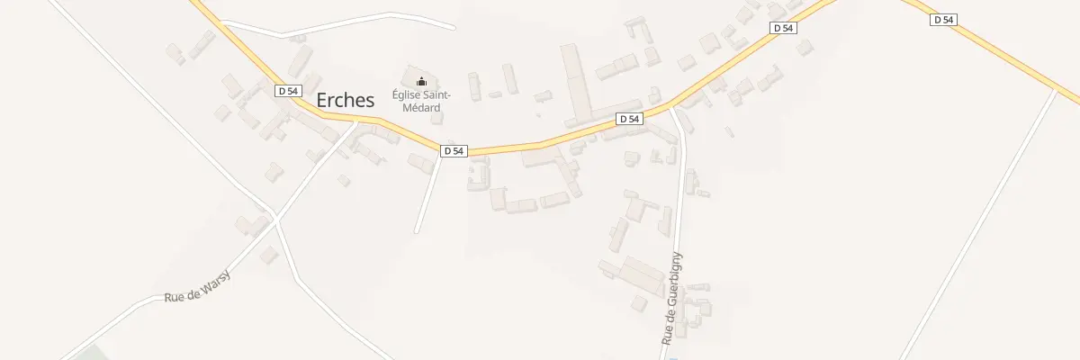 Plan du 4 Rue du Quesnoy à Erches