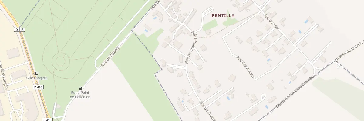 Plan du 9 Rue de Champagne à Bussy-Saint-Martin