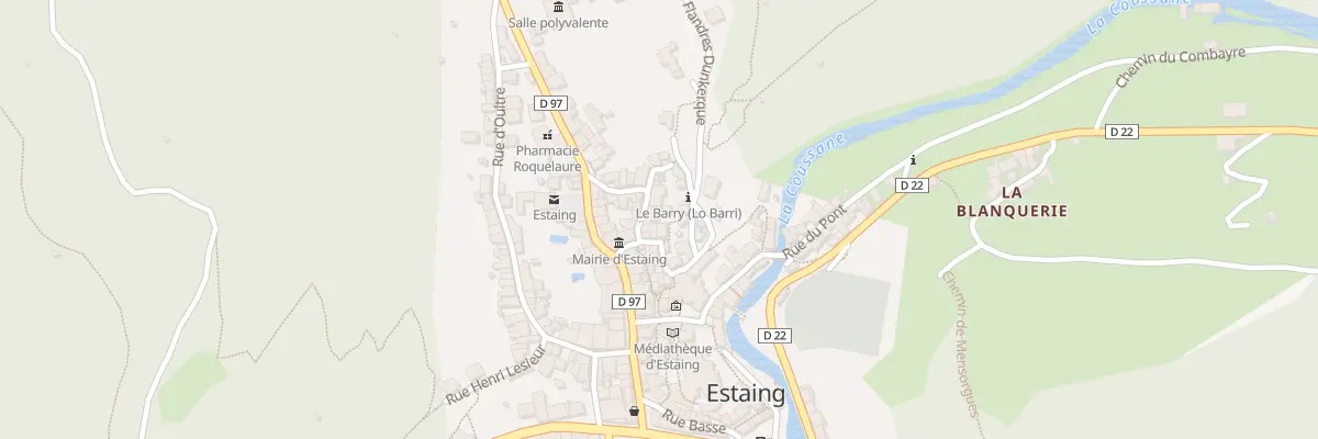 Plan du 5222 Estaing à Estaing